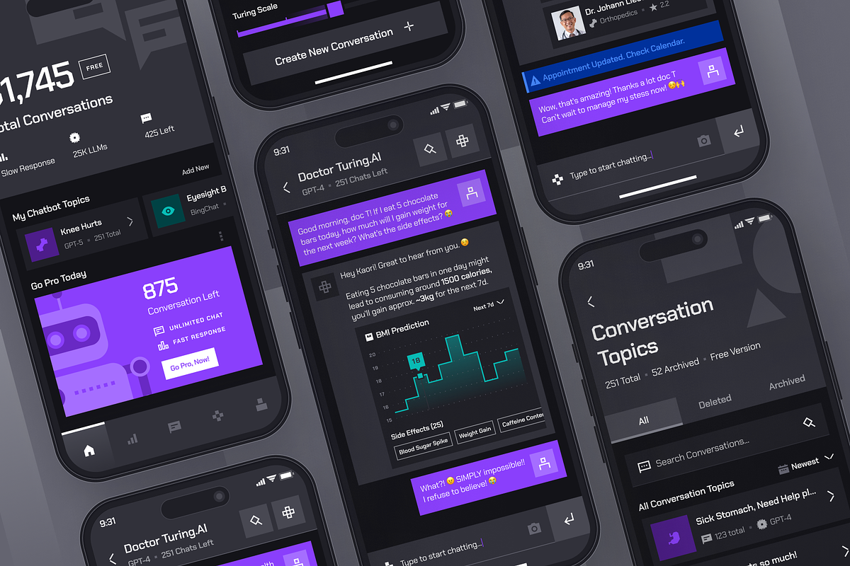 turing UI Kit: AI Health Analytics, an UI Kit Template by strangehelix.bio (Photo 10 of 10)