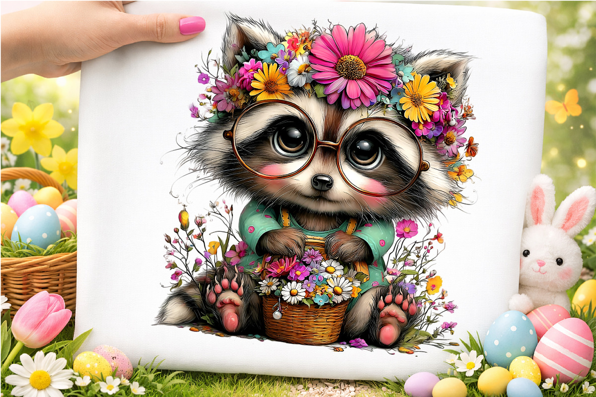 Whimsical Daisy Animals Clipart, an Illustration by GatewayDesign (Photo 4 of 10)