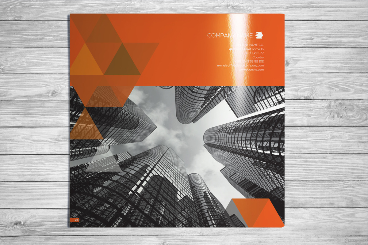 Indesign Red Theme Square Brochure, a Brochure Template by RudanStudio (Photo 3 of 13)