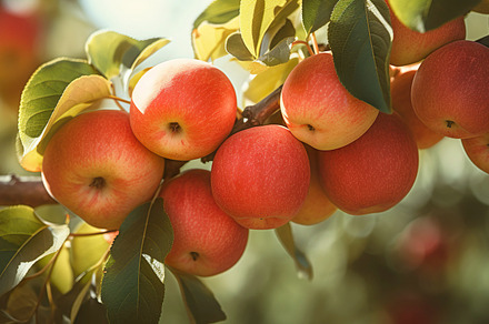 Ripe Apple Cluster, a Nature Photo by Iconogenic