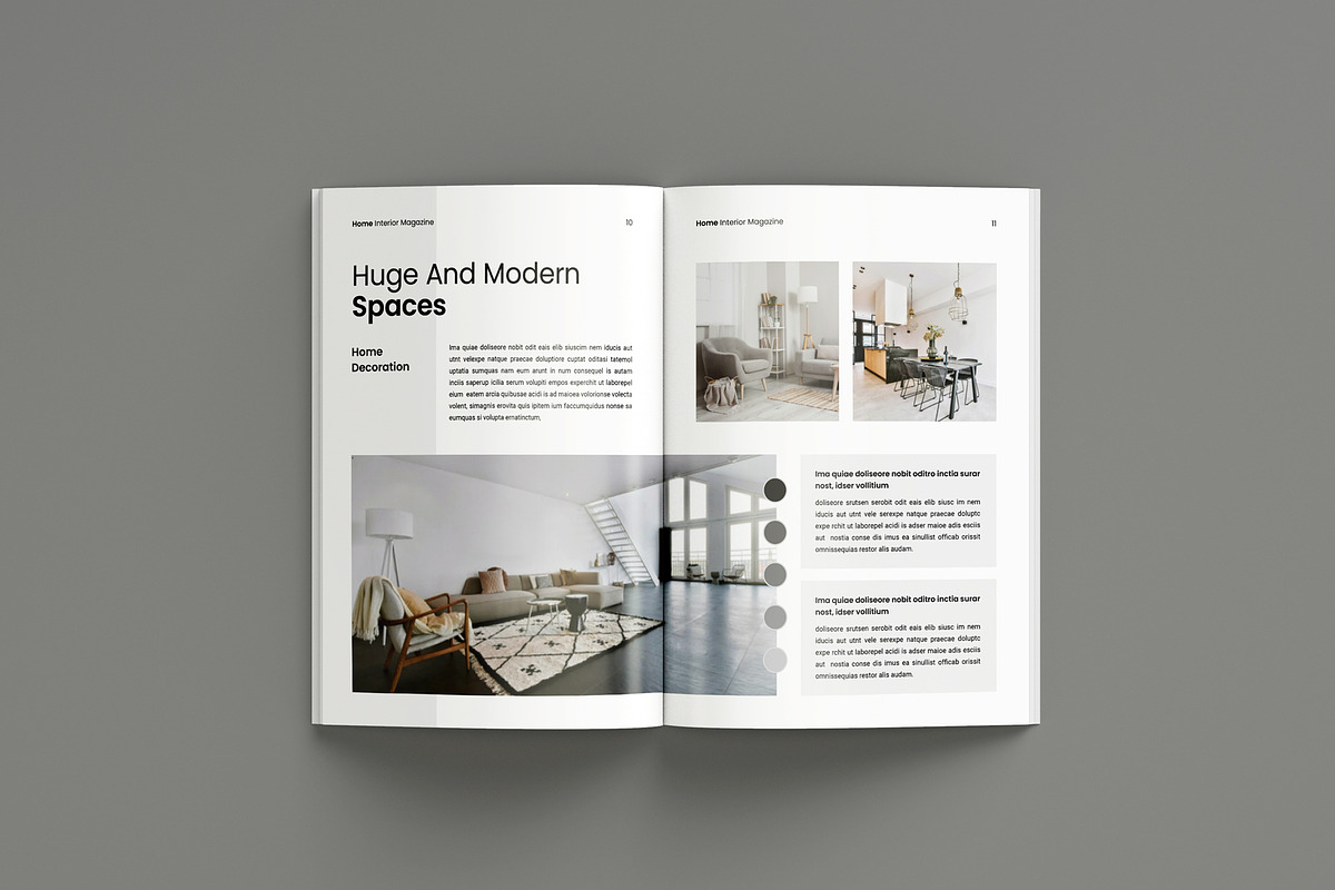 Interior Design Magazine Template, a Magazine Template by Seeing-art (Photo 6 of 11)