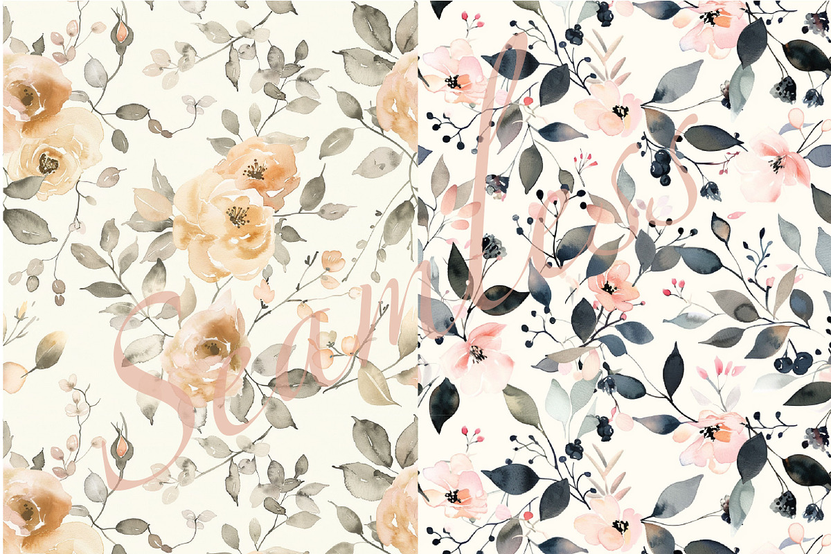 Digital Paper Pack Seamless Patterns, a Pattern Graphic by DreamCafeArt (Photo 5 of 5)