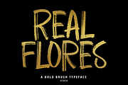 Real Flores – Bold Brush, a Handwritten Font by tebaltipislab (Thumbnail 1 of 10)