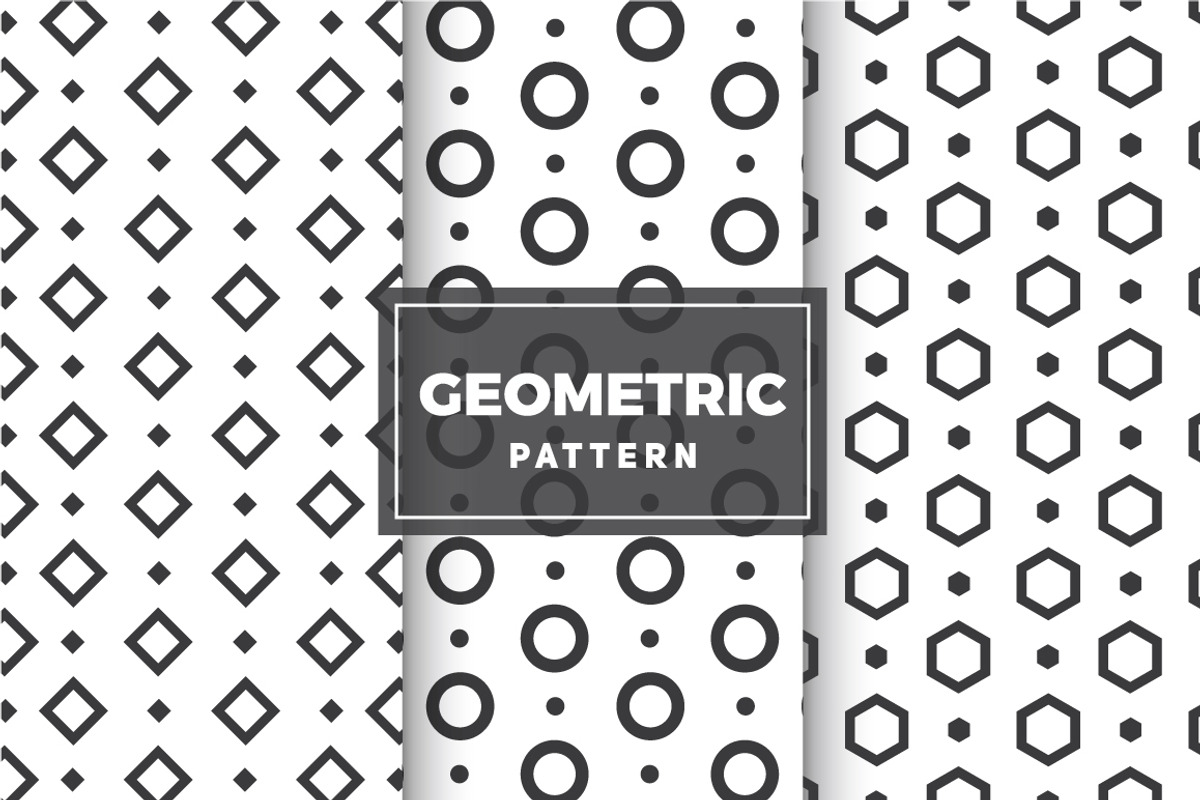 Geometric Vector Patterns #5, a Pattern Graphic by relineo.vectors
