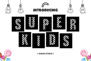 Candy Sketch - Cutout Display Font, a Symbol Font by Sahira Studio (Thumbnail 3 of 7)