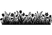 Wildflower Meadow Silhouette, an Object Graphic by Creativeshirt (Thumbnail 15 of 20)