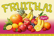 Quanhay Thai Display Typeface Font, a Sans Serif Font by Vadovastd (Thumbnail 4 of 8)