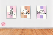 Yoga Wall Art Packs, a Poster Template by SWINA STUDIO (Thumbnail 2 of 5)