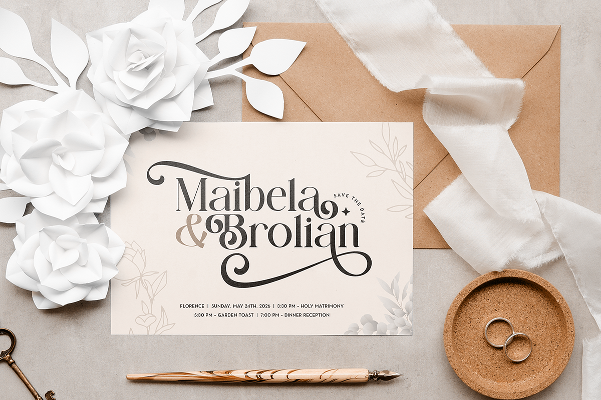 Magical Dream - Luxury Font, a Serif Font by Umitype (Photo 4 of 8)