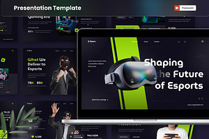 Esport Gaming Era PowerPoint, a Presentation Template by MtvtdArt