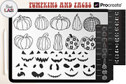 Halloween Procreate Stamps Brushes, a Brushes & More by Brush Lab (Thumbnail 4 of 6)