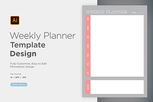 Weekly Planner Sheet Design-49