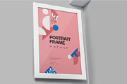 Portrait Frame Mockups, an Advertising Mockup by megostudi0 (Thumbnail 3 of 6)