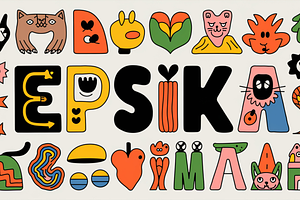 Epsika - Quirky Display Font