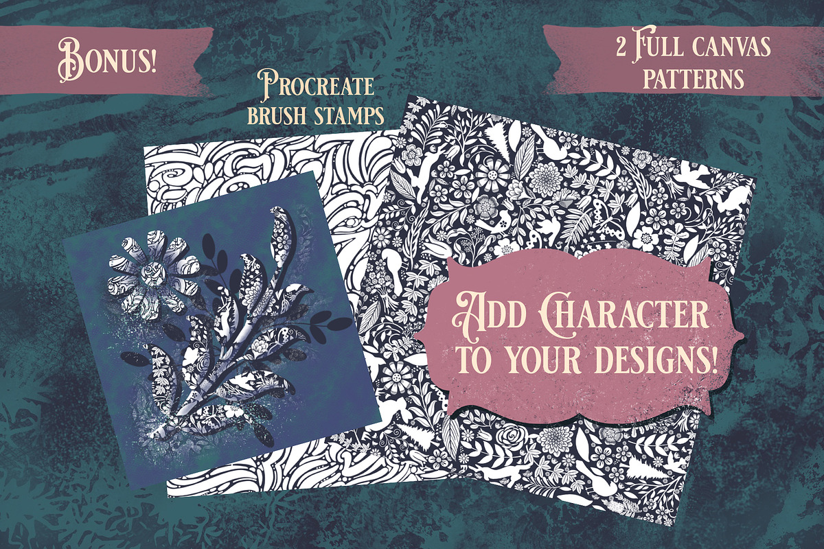 Procreate Lettering Brush Pack, a Brush Add-On by Debi Sementelli (Photo 12 of 14)
