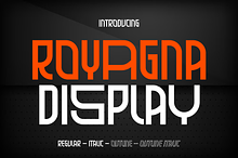 Royagna Display - 4 Fonts (40% OFF )