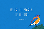 Stories Handwritten Condensed Font, a Handwritten Font by Joanna Varro (Thumbnail 7 of 7)