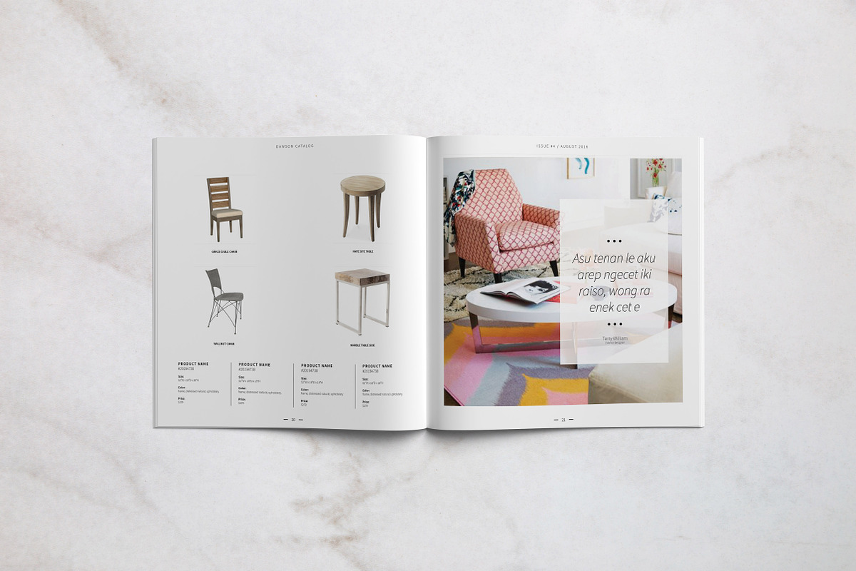 Dawson Catalog, a Brochure Template by Loc Tropis (Photo 6 of 9)