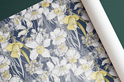 DAFFODIL & IRIS Seamless Pattern 03, a Pattern Graphic by AYAKA Studio Co. (Thumbnail 2 of 6)