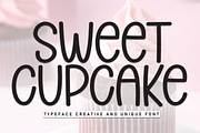 Sweet Cupcake | Script Font, a Script Font by Scratchones (Thumbnail 1 of 8)