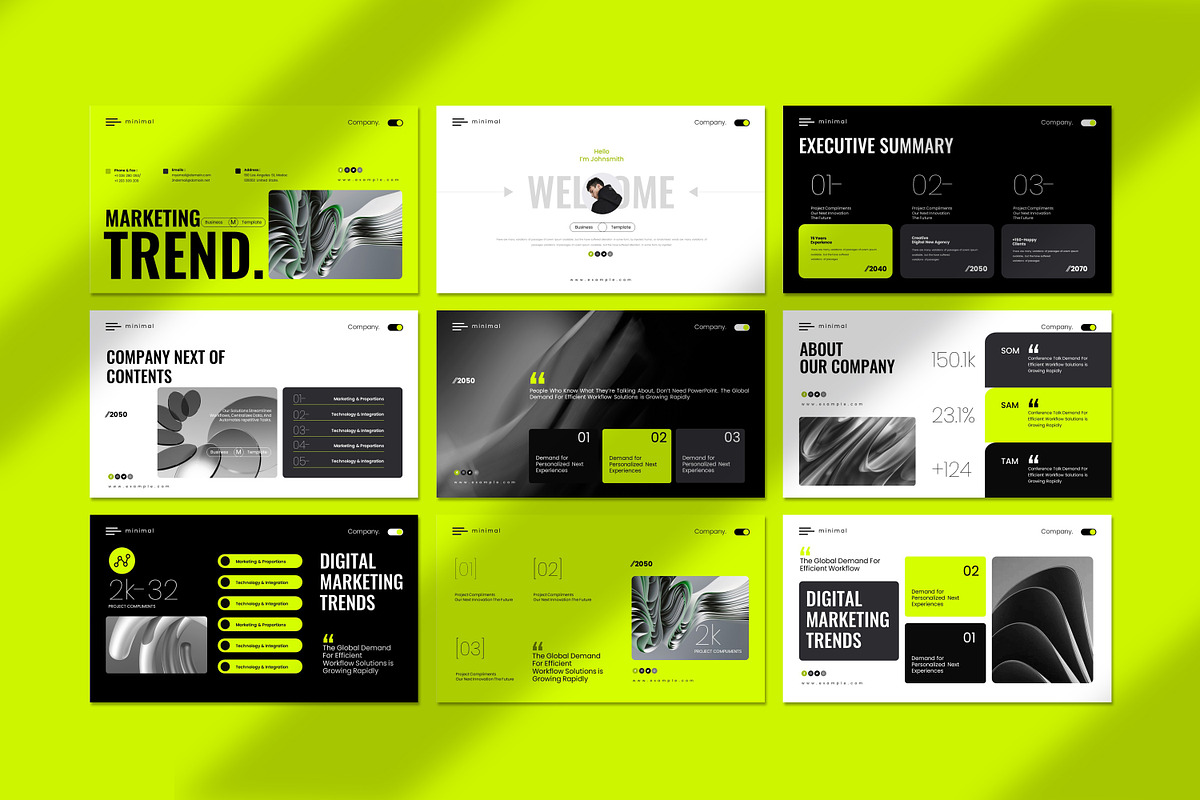 Marketing Trend Presentation, a Presentation Template by Creative-Work (Photo 5 of 9)