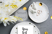 Invitation Mockup Golden Wedding, a Print Template by EkaterinaViArt (Thumbnail 2 of 2)