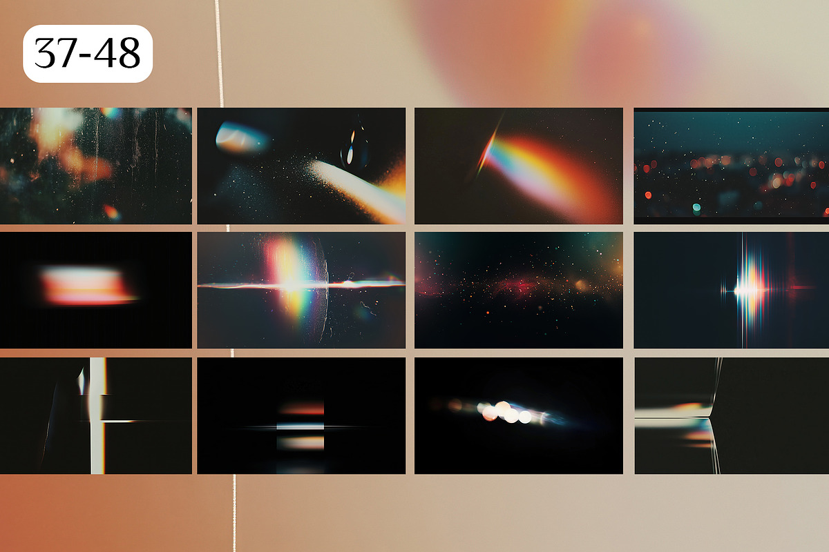 Retro Holographic Light Overlays, a Background Graphic by ❤️ KiraSolly (Photo 5 of 6)