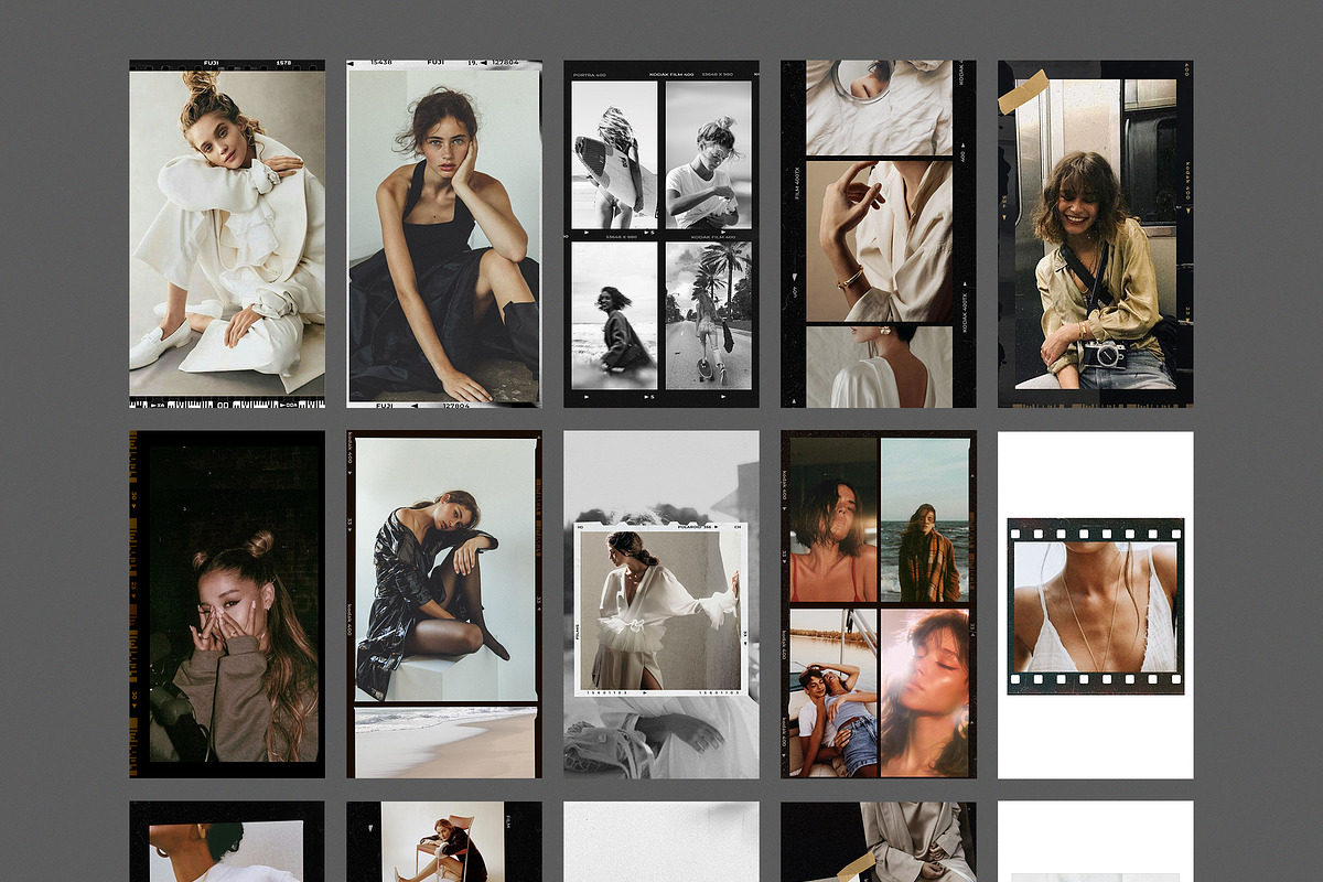 CANVA & PS / 120 Film Frames, a Social Media Template by Simple có (Photo 14 of 17)