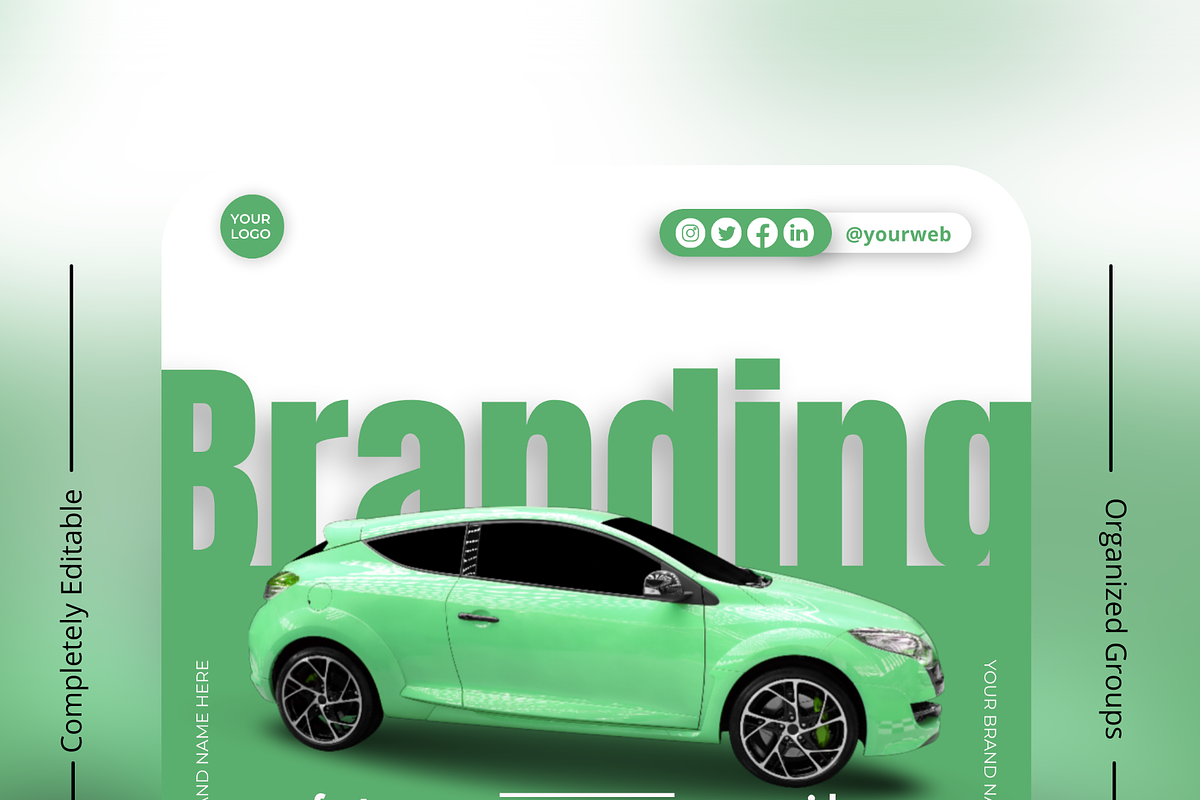 Automotive & Tech Design Templates I, a Social Media Template by Exceptionalways (Photo 32 of 36)