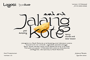 Lagosi Typeface, a Serif Font by Jetsmax® Studio (Thumbnail 6 of 10)