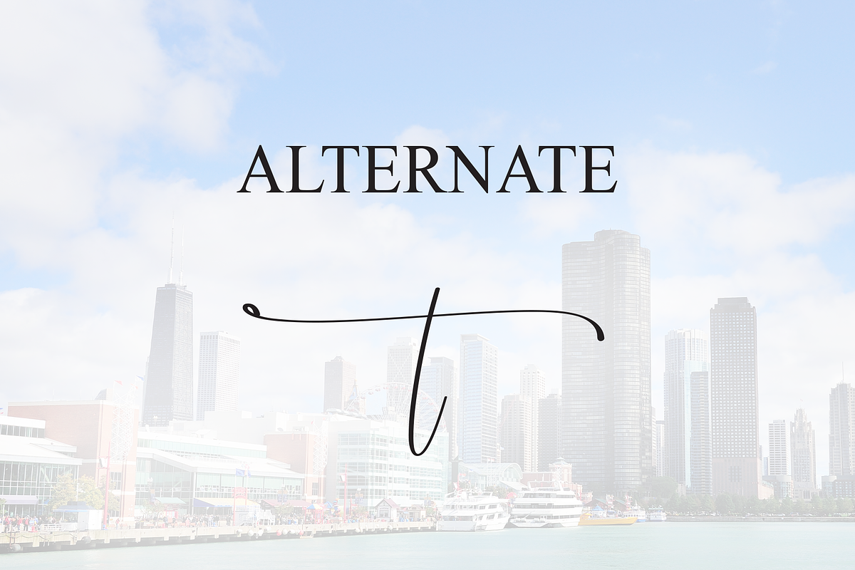 Chicago Downtown | Script Font, a Handwritten Font by Scratchones (Photo 8 of 9)