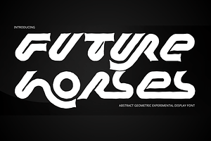 Future Horses - Futuristic Font