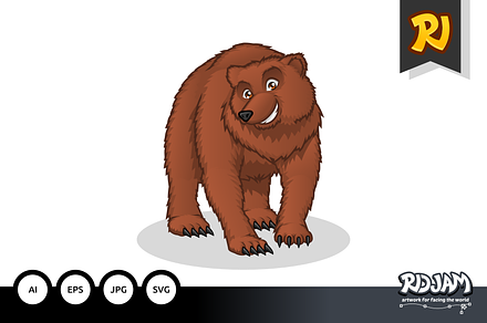 Brown Bear Cartoon