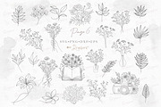 Floral Line Art illustration svg 150, an Illustration by Drawberx (Thumbnail 11 of 13)