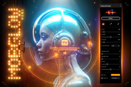 mobGlow Mini - Photoshop Plugin, a Plug-in Add-On by bangingjoints