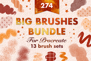 Big Procreate Brushes Bundle