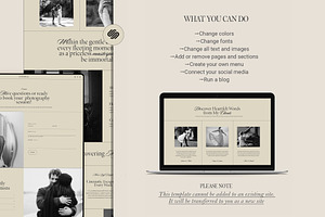 Photography Squarespace Website