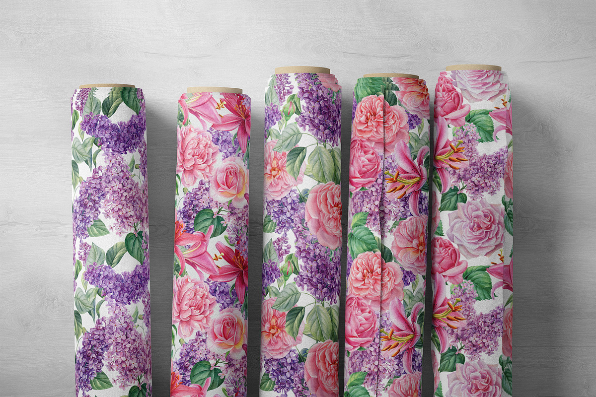 Garden Flowers hand drawn watercolor, a Decorative Illustration by Hanna Hryharenka (Photo 15 of 16)