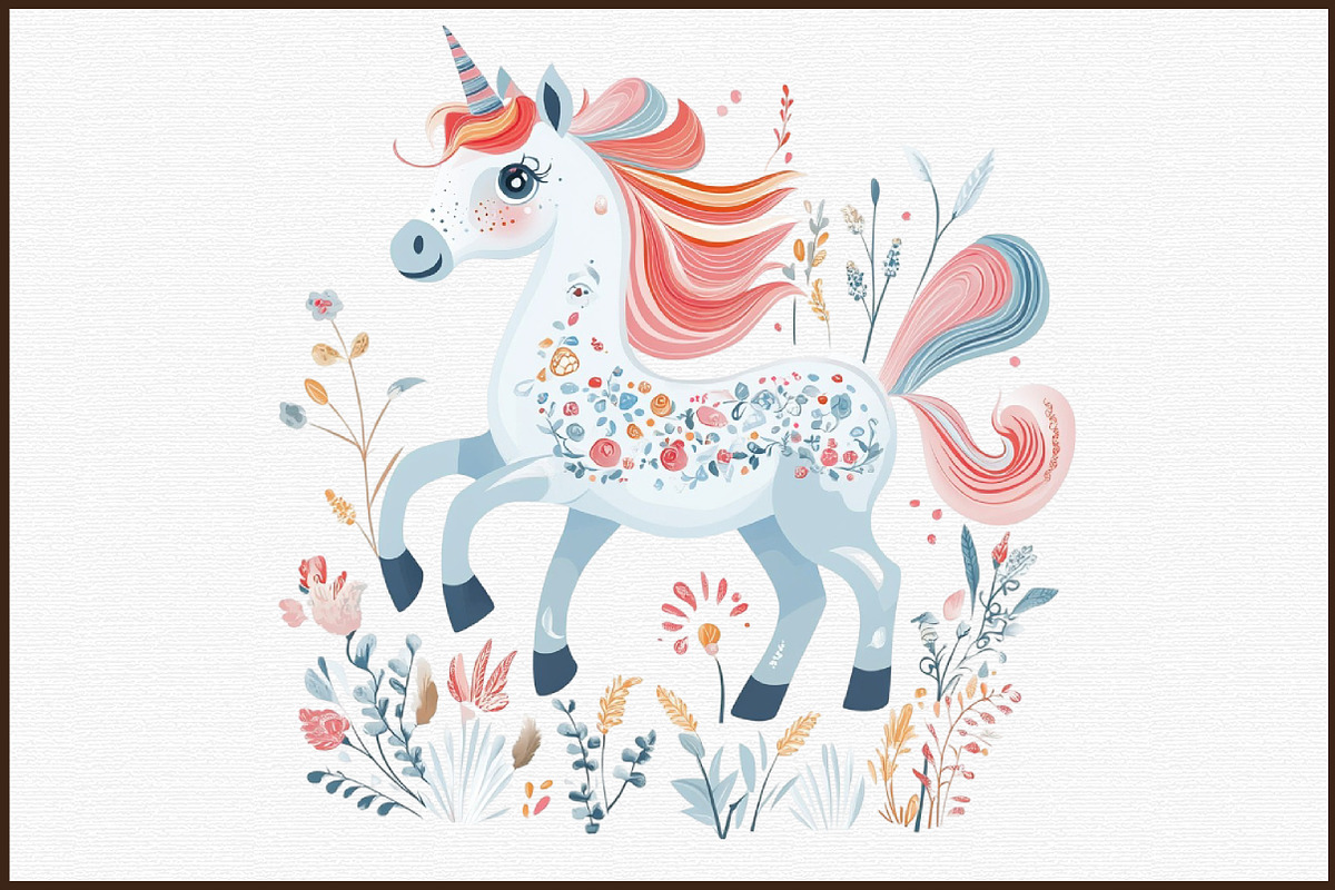 Magical Kingdom Pastel Cute Unicorn, an Illustration by Sublimation Artist (Photo 3 of 6)
