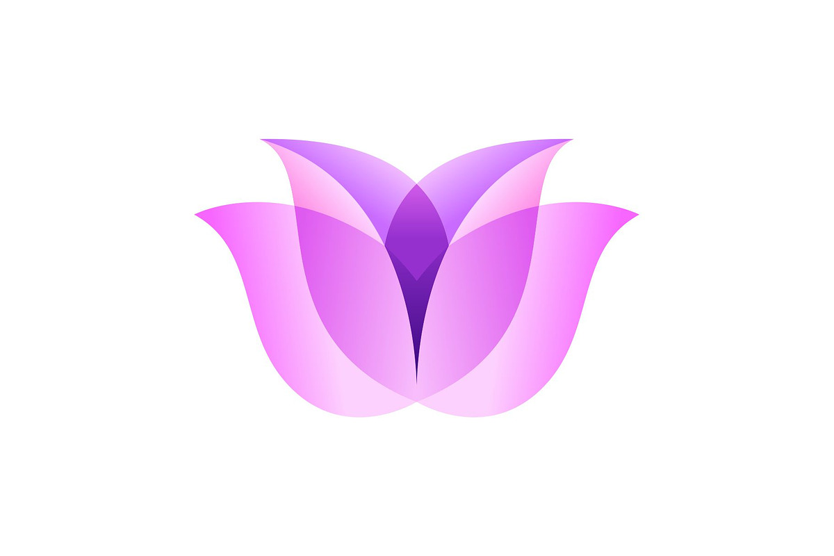 Lotus Lily Tulip Flower Logo, a Branding & Logo Template by Buqancreative (Photo 1 of 2)