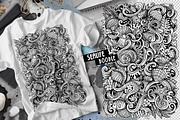 SEALIFE Graphic Doodle Illustration, a Seasonal Illustration by BALABOLKA (Thumbnail 3 of 3)