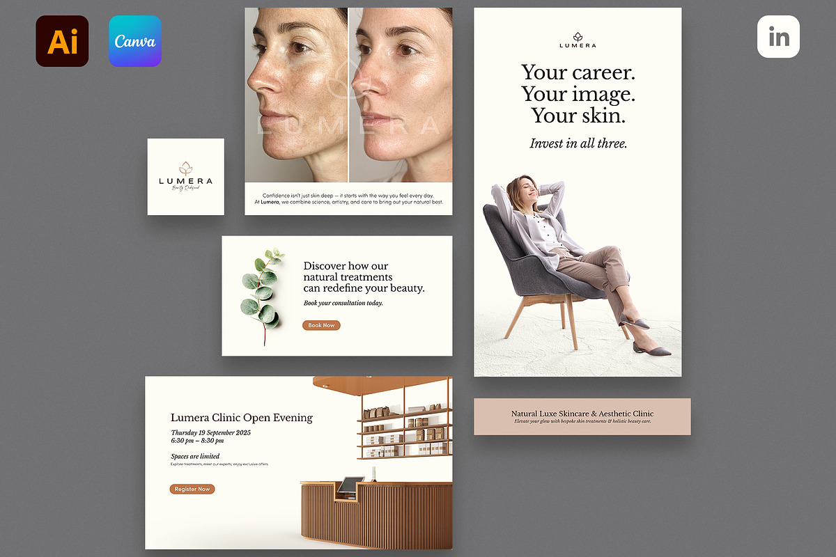 Lumera Social Media Template Pack, a Templates & Theme by Kida (Photo 3 of 6)