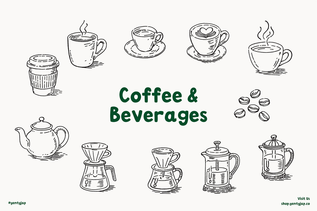 Gather: Coffee & Cafe Edition, a Food Illustration by YENTY JAP CO (Photo 2 of 6)