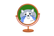 Cute, funny, comic cats. Cartoon set, an Animal Illustration by Good Studio (Thumbnail 12 of 20)