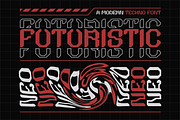 Voltrax - Modern Techno Font, a Sans Serif Font by MaikoHatta (Thumbnail 5 of 8)