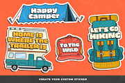 Adventure Awaits • A Sticker Creator, an Illustration by Vintage Voyage Supply (Thumbnail 3 of 12)