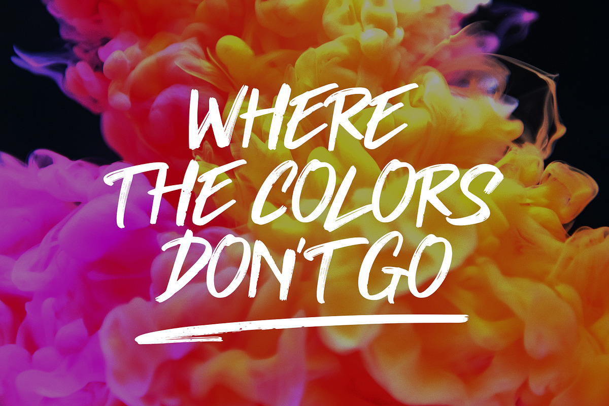 Venomica Brush Font, a Handwritten Font by Signatoro (Photo 9 of 9)