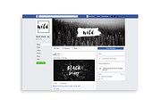 Black & White Facebook Ad Templates, a Social Media Template by Wild Ones (Thumbnail 7 of 9)