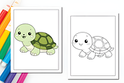 Cute Animals Coloring Pages for Kids, an Animal Illustration by Ink Gallery (Thumbnail 6 of 8)