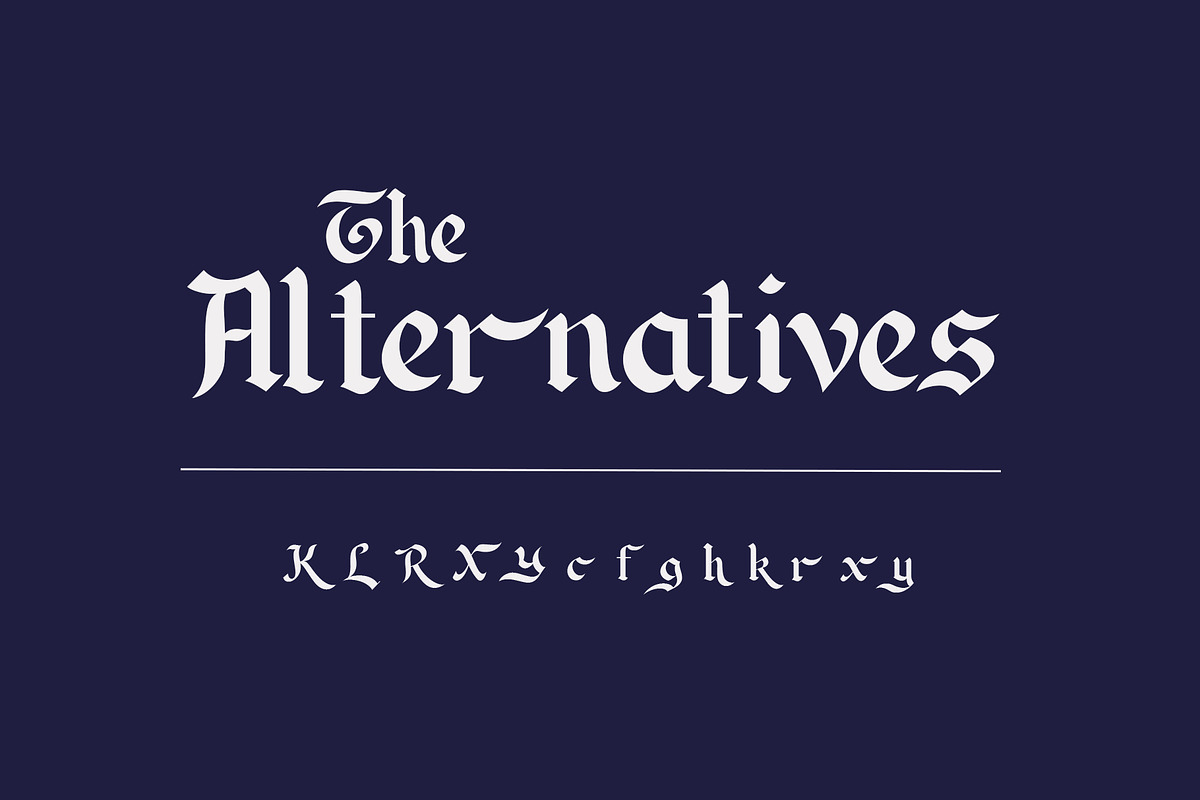 Alma Toran Typeface preview 6